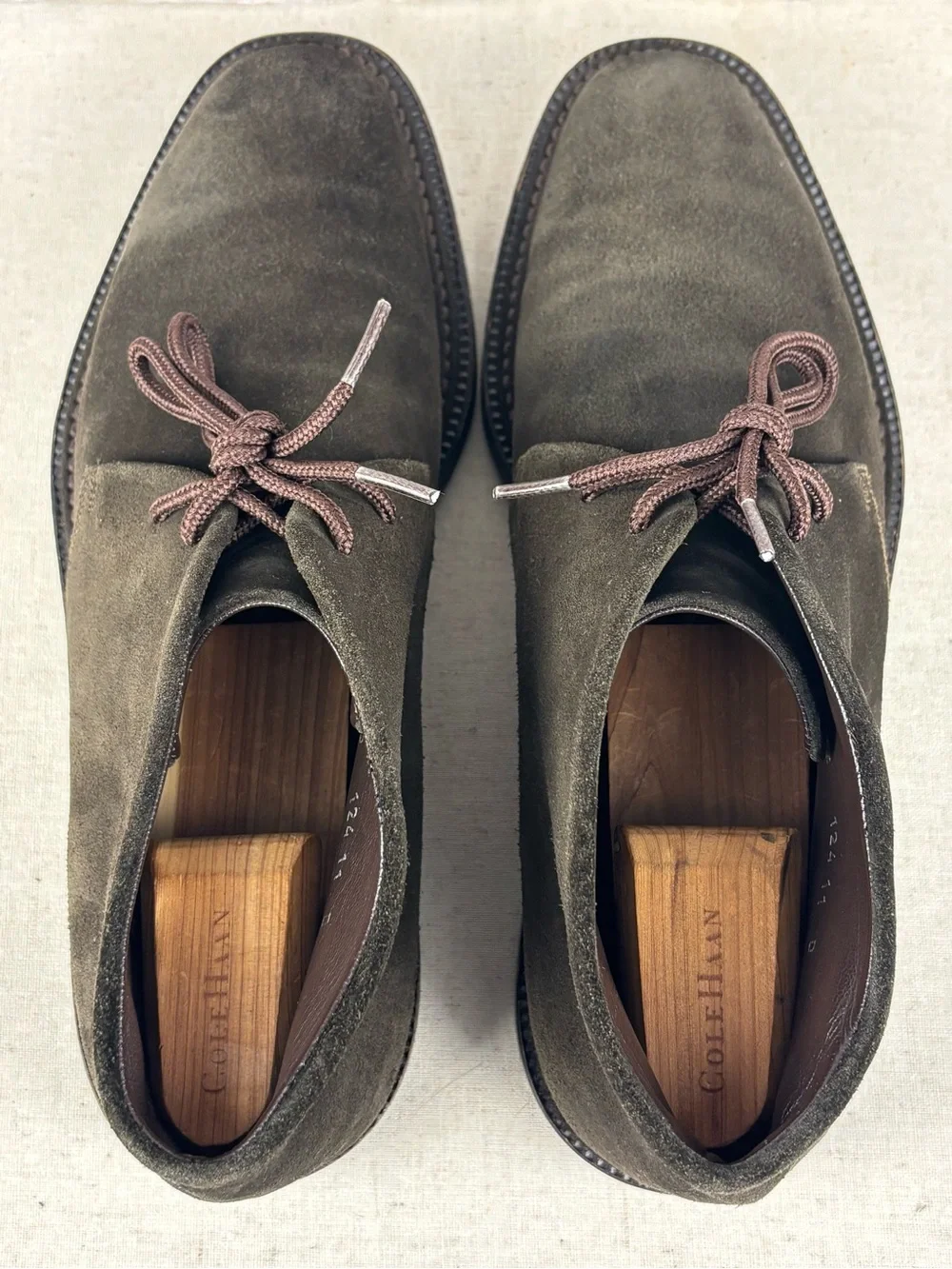Salvatore Ferragamo Suede Chukka Boots Italy Men’s 11 D Brown Luxury